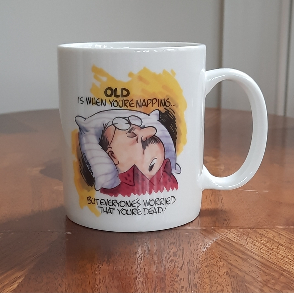 Finkstrom 2005 Annoyingly Honest Old Is When You're Napping Mug